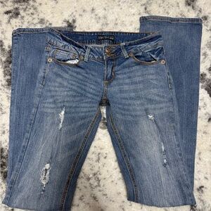 Stylish Women's Blue Boot Cut Jeans